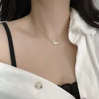 Geometric Casual Modern Style Simple Style 925 Sterling Silver Pendant Necklace Long Necklace Necklace Wholesale main image 3