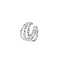 Geometric Casual Simple Style Korean Style 925 Sterling Silver No Inlaid Ear Cuffs Earrings Ear Studs main image 5