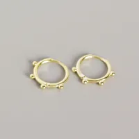 Geometric Simple Style 925 Sterling Silver No Inlaid Plating Earrings sku image 2