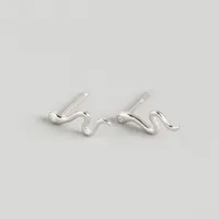 Animal Fashion 925 Sterling Silver Gem Plating Earrings Ear Studs sku image 1