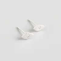 Geometric Fashion Gem Plating Earrings Ear Studs sku image 1
