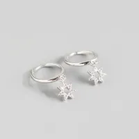 Star Fashion Gem Plating Earrings sku image 1