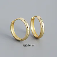 Geometric Fashion 925 Sterling Silver No Inlaid Plating Earrings sku image 6