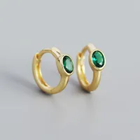Geometric Fashion Gem Plating Earrings sku image 6