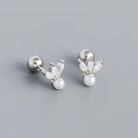 Geometric Fashion Gem Plating Earrings Ear Studs sku image 1