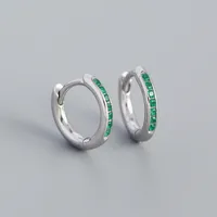 Geometric Fashion 925 Sterling Silver Gem Plating Earrings sku image 3