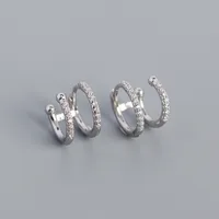 Geometric Fashion Gem Plating Earrings sku image 1