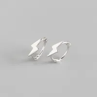 Lightning Casual Simple Style Commute 925 Sterling Silver No Inlaid Plating Earrings Ear Studs sku image 1