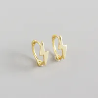Lightning Casual Simple Style Commute 925 Sterling Silver No Inlaid Plating Earrings Ear Studs sku image 2