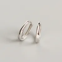Geometric Simple Style 925 Sterling Silver No Inlaid Plating Earrings sku image 1