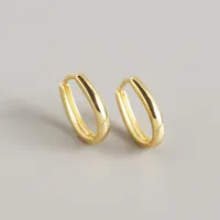 Geometric Simple Style 925 Sterling Silver No Inlaid Plating Earrings sku image 2