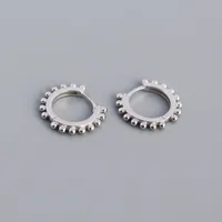 Geometric Fashion 925 Sterling Silver No Inlaid Plating Earrings sku image 1
