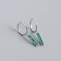 Geometric Fashion 925 Sterling Silver Gem Plating Earrings sku image 3