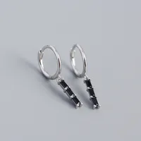 Geometric Fashion 925 Sterling Silver Gem Plating Earrings sku image 5