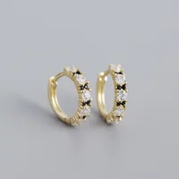 Geometric Fashion Gem Plating Earrings sku image 2
