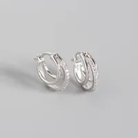 Geometric Fashion Gem Plating Earrings sku image 1