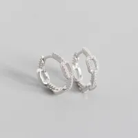 Fashion Gem Plating Earrings sku image 1