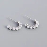 Geometric Fashion Gem Plating Earrings sku image 1