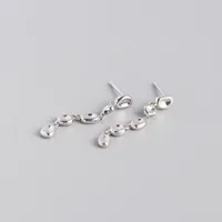 Geometric Fashion 925 Sterling Silver No Inlaid Plating Earrings sku image 1