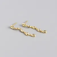 Geometric Fashion 925 Sterling Silver No Inlaid Plating Earrings sku image 2