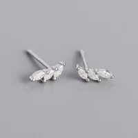 Geometric Fashion Gem Plating Earrings Ear Studs sku image 1