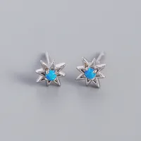 Star Fashion Gem Plating Earrings Ear Studs sku image 1