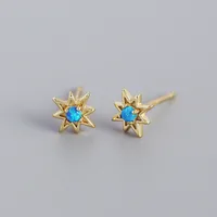 Star Fashion Gem Plating Earrings Ear Studs sku image 2