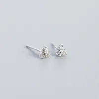 Geometric Fashion Gem Plating Earrings Ear Studs sku image 3