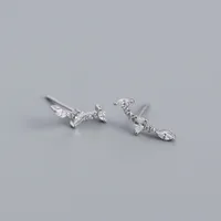 Geometric Fashion Gem Plating Earrings Ear Studs sku image 1