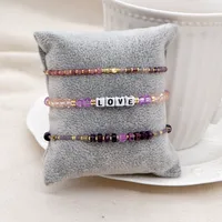 Rhombus Fashion No Inlaid Beaded Bracelets Wholesale main image 1