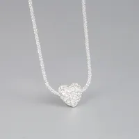 Corazón Lujoso Estilo Moderno Estilo Coreano Plata De Ley 925 Collar Colgante Collar Largo Collar Venta Al Por Mayor main image 2