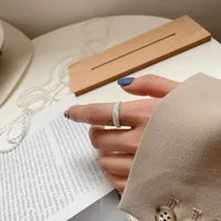 Luxueux Argent Sterling 925 Pas D'Incrustation Plaqué Argent Femmes main image 4