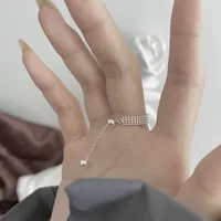 Décontractée Style Vintage Style Moderne Argent Sterling 925 Géométrique Placage Pas D'Incrustation Femmes Bague Large Bande Anneau Ouvert Anneaux main image 4