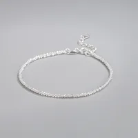 Waves  Style No Inlaid 925 Sterling Silver Bracelets Wholesale main image 1