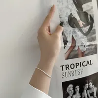 Vagues Style  Pas D'Incrustation Argent Sterling 925 Bracelets De Gros main image 4