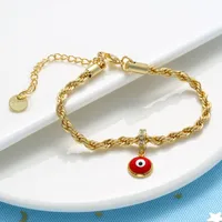 Geometric Fashion No Inlaid Copper Bracelets Wholesale main image 1