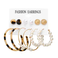 1 Set Tassel Flower Ethnic Style Alloy Rhinestones Plating Earrings sku image 4