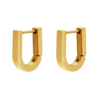 Fashion Geometric 304 Stainless Steel 18K Gold Plated Earrings sku image 22