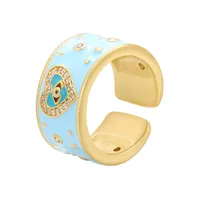 Fashion Copper Geometric Stoving Varnish Zircon Women'S sku image 4