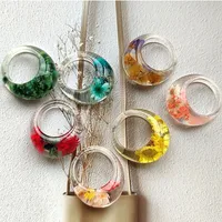Fashion Arylic Geometric Flower Epoxy Women'S Rings main image 1