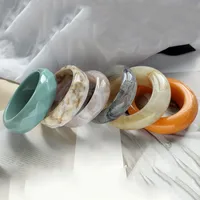 Geometric Retro Arylic Bangle Wholesale main image 1