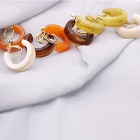 Geometric Simple Style Arylic No Inlaid Earrings main image 1