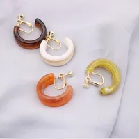 Geometric Simple Style Arylic No Inlaid Earrings main image 3