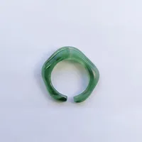 Simple Style Resin Geometric Women's Open Rings main image 3