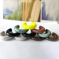 Letter Fashion Arylic No Inlaid Earrings main image 2