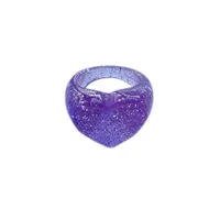 Simple Style Resin Flower Women's Open Rings Rings main image 5