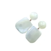 1 Pair Geometric Retro Resin Drop Earrings main image 5