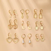 Alliage Placage Des Boucles D'Oreilles main image 1