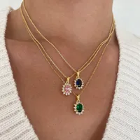 Geometric Alloy Necklace Wholesale main image 1