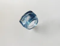Simple Style Arylic Geometric Multicolor Unisex Wide Band Rings sku image 2